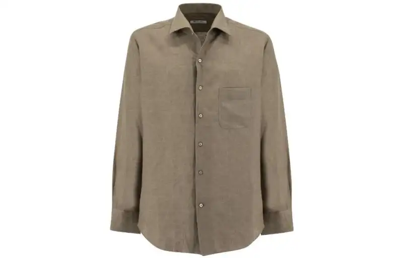 Loro Piana SS23 Shirt Men's Brown