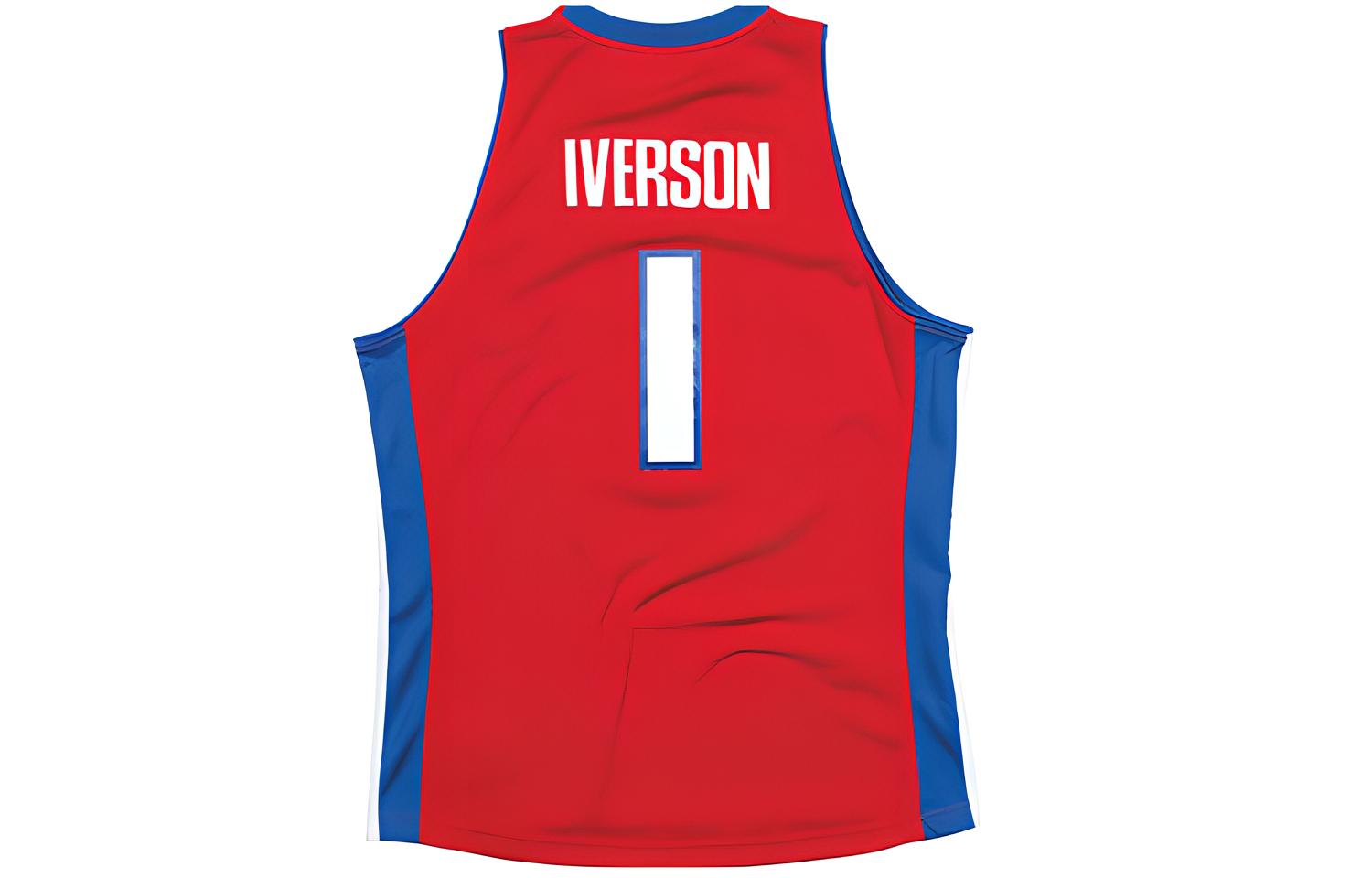 Mitchell Ness Allen Iverson 2008 Nba Detroit Pistons swingman tank top
