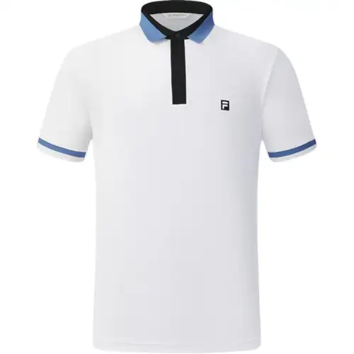 FILA Golf Polo Shirt Men's Jade White