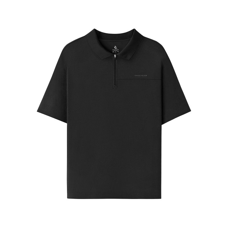 Мужская футболка Skechers Polo (темно-черная)