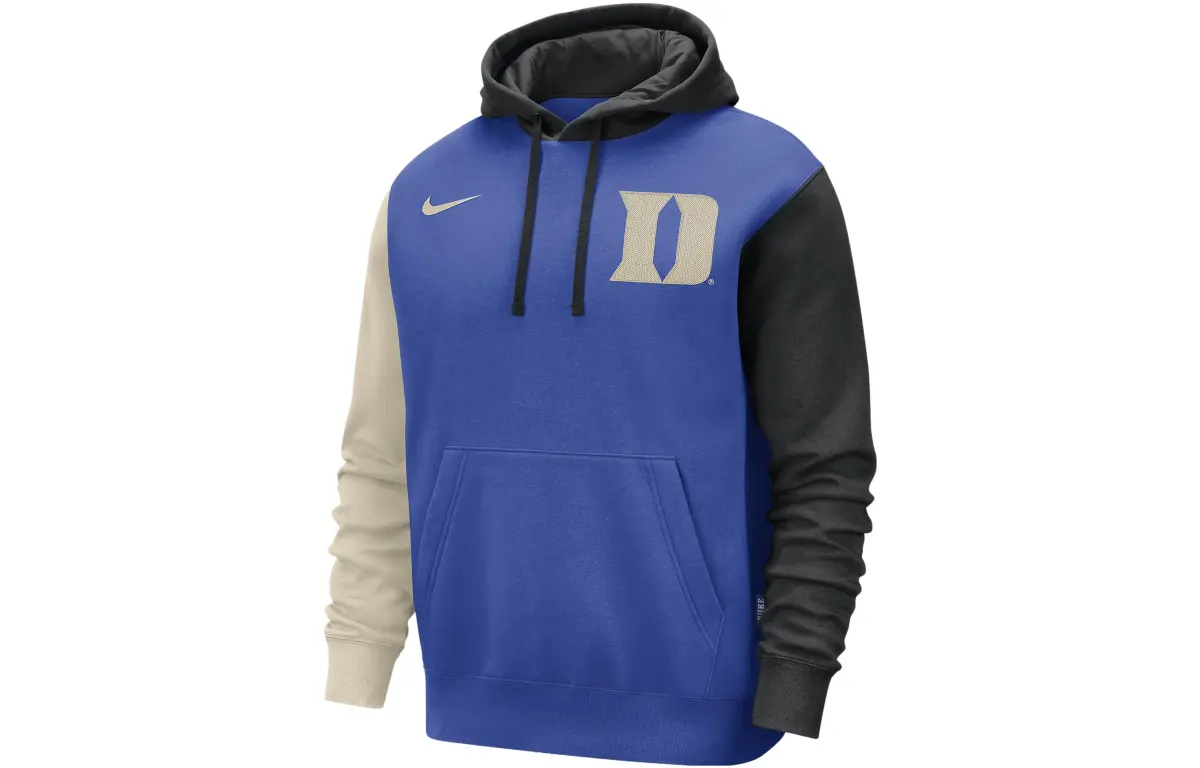 Nike Sweatshirts Men's Blue Hooded Moderate Straight Fit