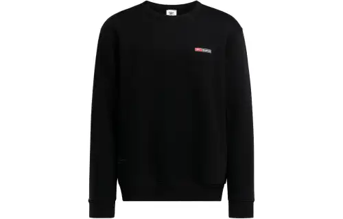 Reebok Sweatshirts Men's Black Crew Neck Moderate Regular