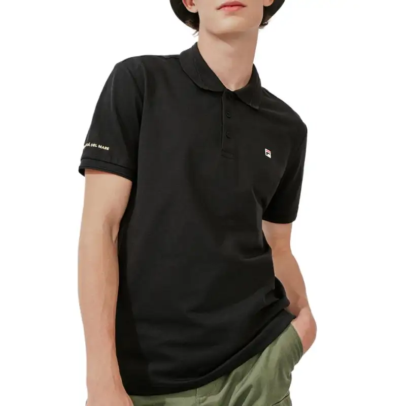 FILA Polo Shirt Men's Jet Black