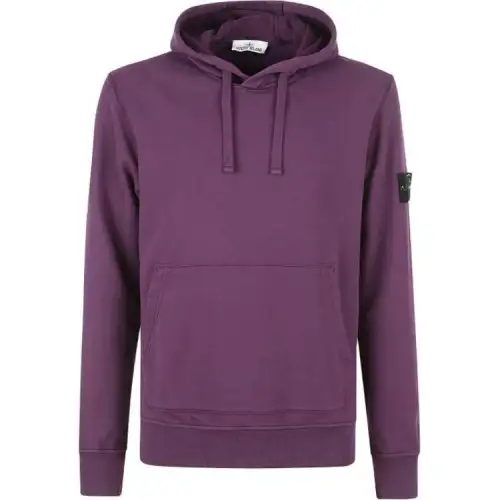 STONE ISLAND Logo Patch Drawstring Hoodie
