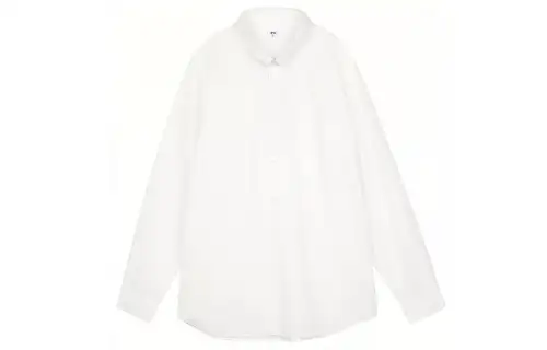 UNIQLO Shirts Men's White Pointed Collar Moderate Other