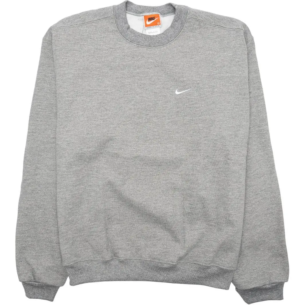 Nike Sweatshirts Men's Gray Crew Neck Moderate Other