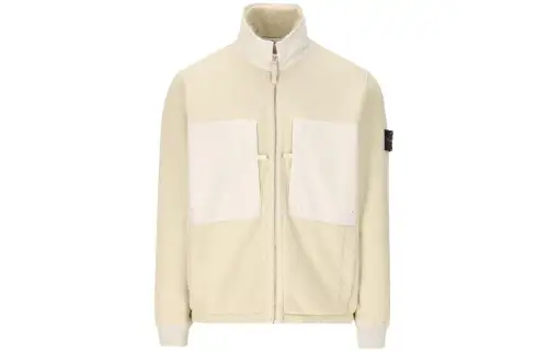 STONE ISLAND High Neck Zipped Sweatshirt