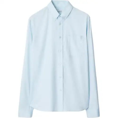 Burberry embroidered-logo shirt