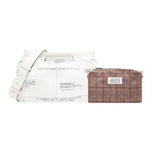 Maison Margiela Cow Leather Cloud Bag, Pillow Bag, Handheld Shoulder Bag, Crossbody Bag Unisex White