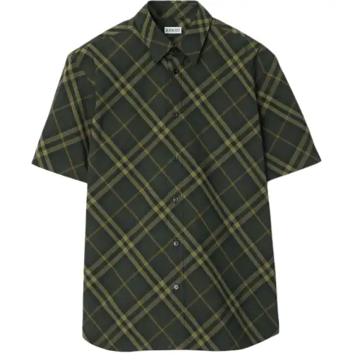 Burberry Shirt Men's Dark Green