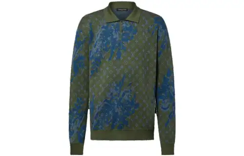 LOUIS VUITTON Polo Shirt, Men's Men's Green