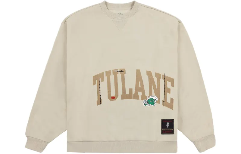 Travis Scott x Mitchell Ness Sweatshirt Unisex Umber