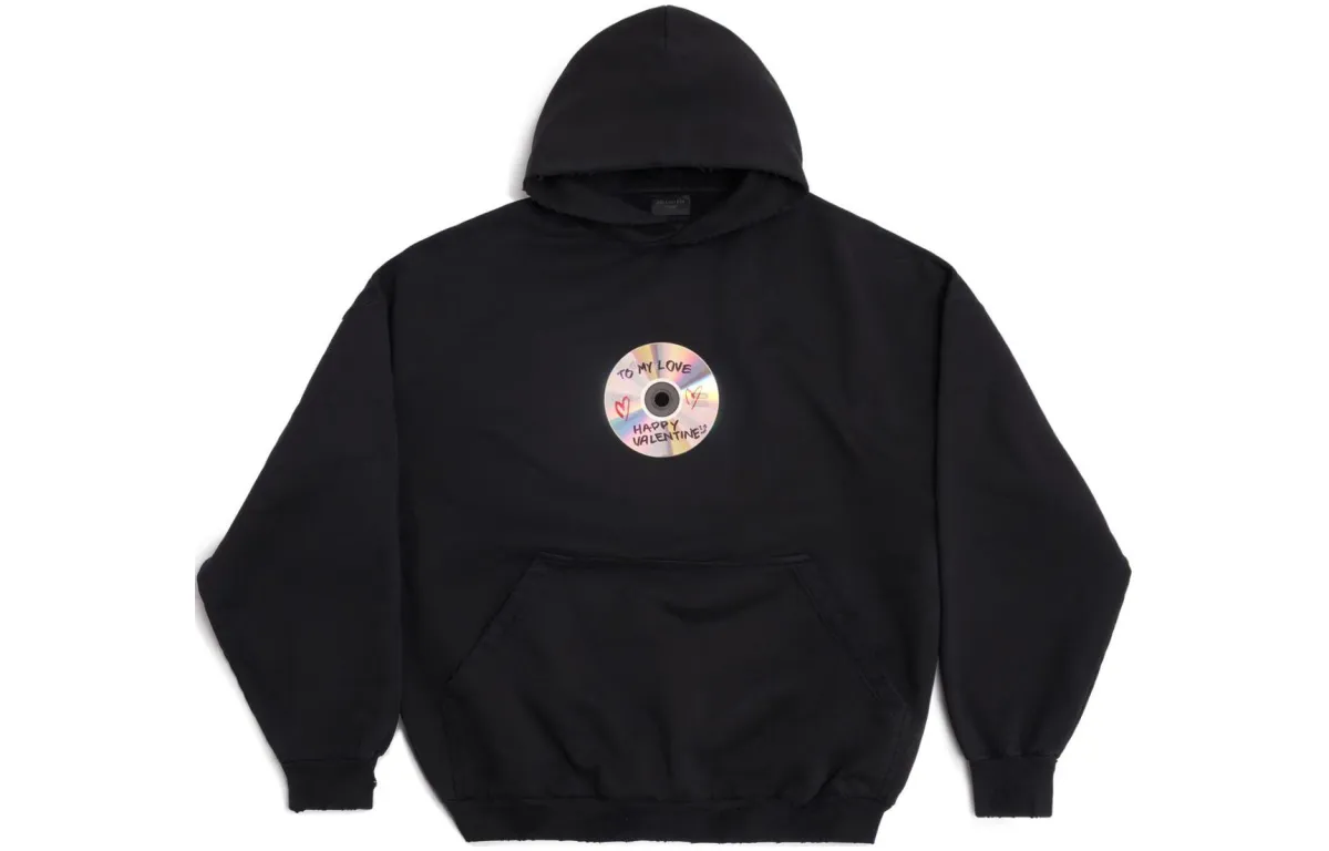 Balenciaga Sweatshirt Loose Fit Unisex Black