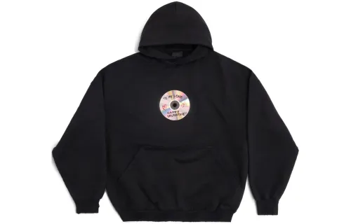 Balenciaga Sweatshirt Loose Fit Unisex Black