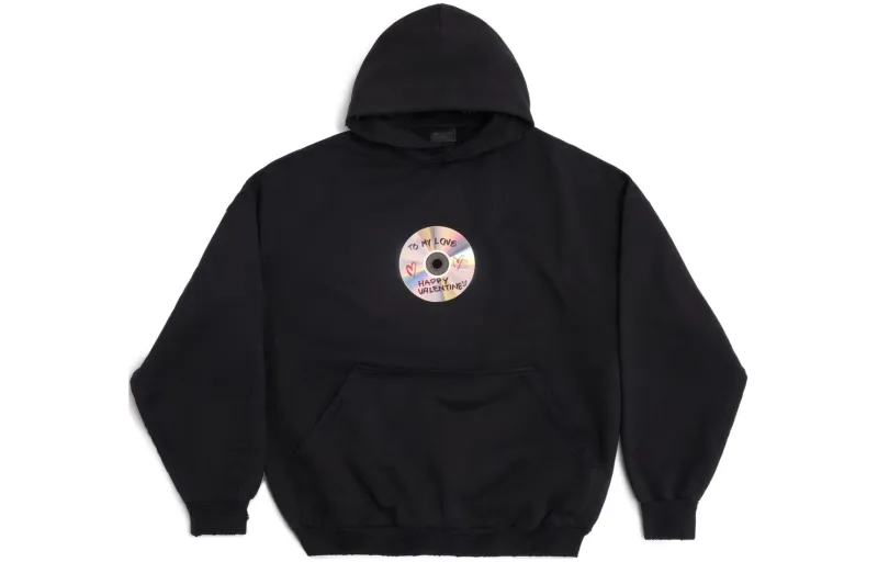 Balenciaga Sweatshirt Loose Fit Unisex Black