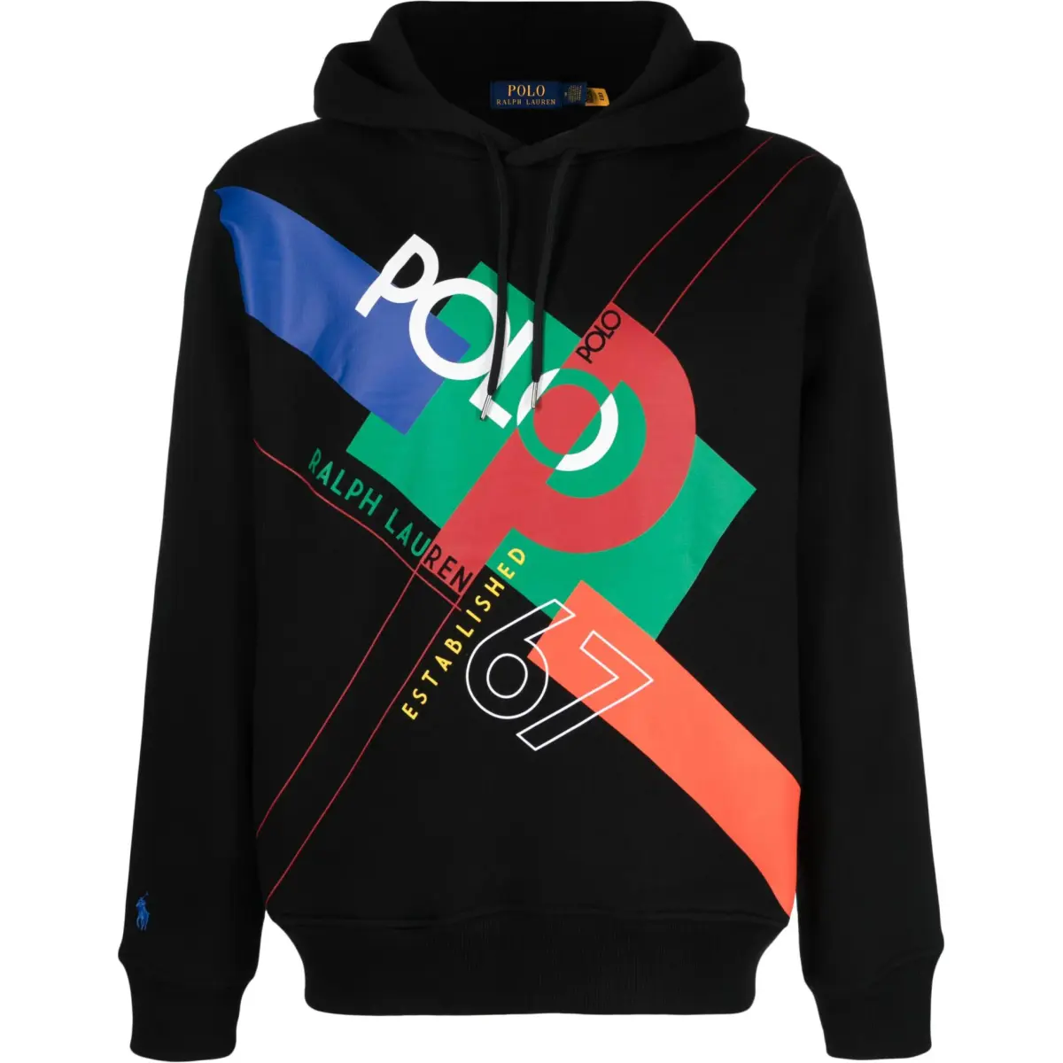 Polo Ralph Lauren logo-print cotton-blend hoodie