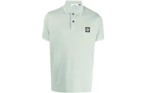 Stone Island Logo Patch Polo Shirt
