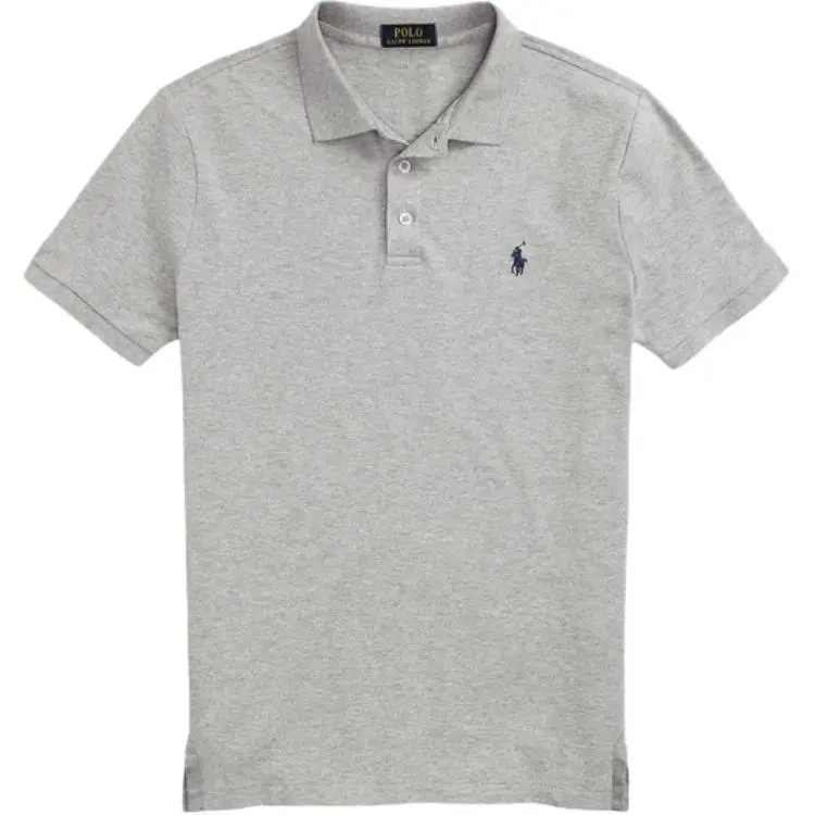 Polo Ralph Lauren Polo Shirt Custom Slim Fit Men's Gray