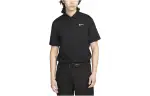 Nike Polo Shirts Men's Black Polo Collar Moderate Straight Fit