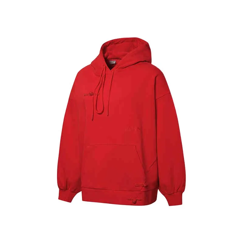 PUMA Sweatshirts Unisex Bright Red Hooded Moderate Regular