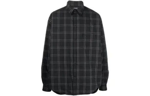 Balenciaga Shirts Men's Black Moderate Other