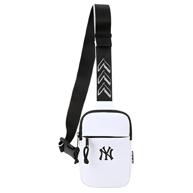 MLB Polyester Shoulder Bag, Crossbody Bag Mini Unisex White