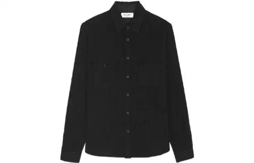 SAINT LAURENT FW22 Shirt Men's Black