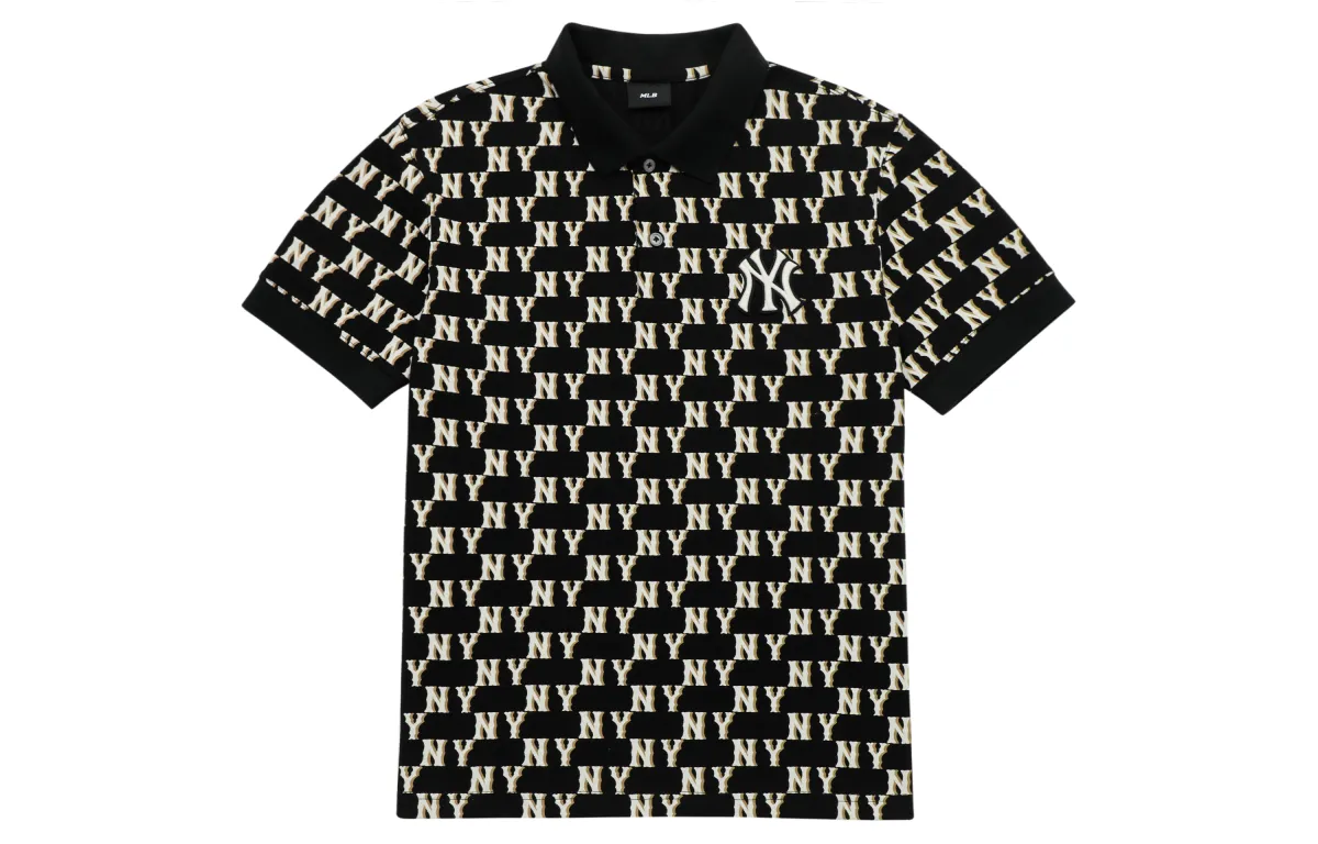 MLB Polo Shirts Unisex Black Moderate