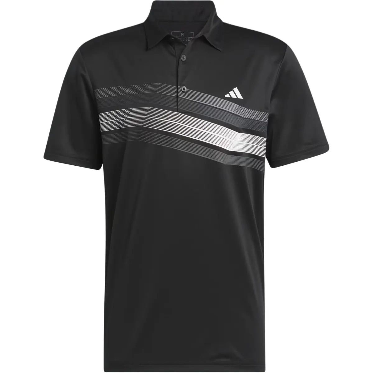 Adidas CORE CHEST STRIPE Polo Shirt Men's Black