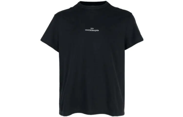 Maison Margiela Logo Printed Crewneck T Shirt