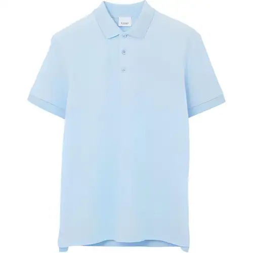 Burberry SS24 Polo Shirt Men's Blue