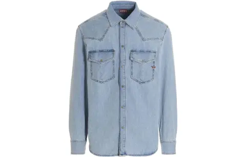DIESEL FW22 Shirt Men's Light Blue