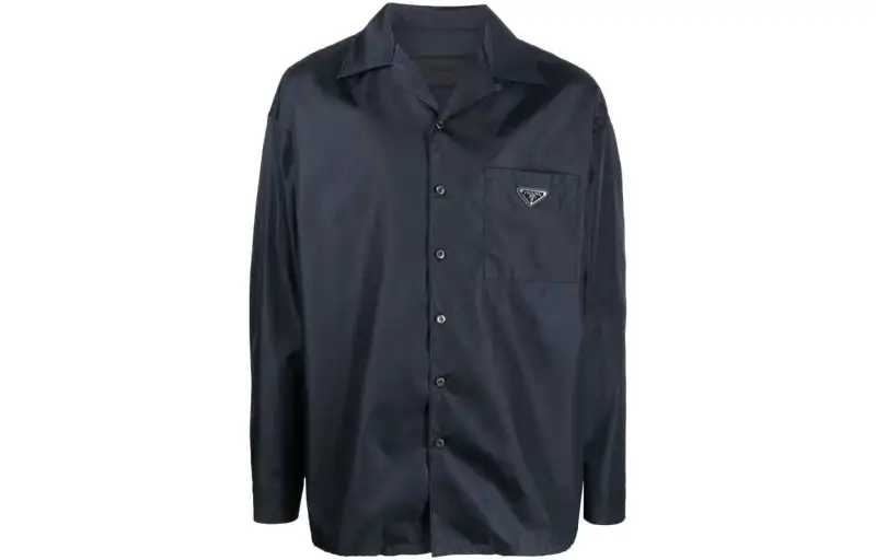 PRADA Shirts Men's Black Moderate Other