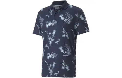 PUMA Mattr Lowlands Mattr Lowlands Polo Shirt Men's Blue