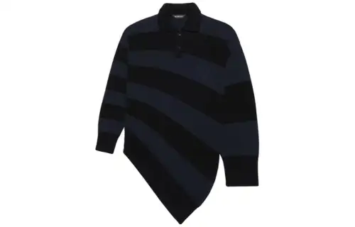 Balenciaga Polo Shirt Loose Fit Men's Black