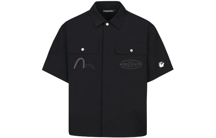 EVISU Shirts Men's Polo Collar Moderate Other