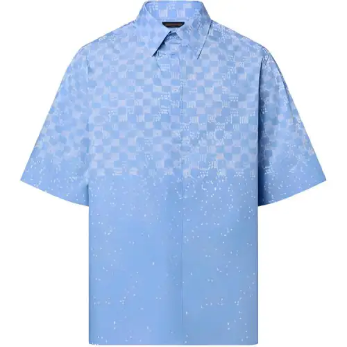 LOUIS VUITTON New Quarterly Products Of LV Shirt Men's Blue