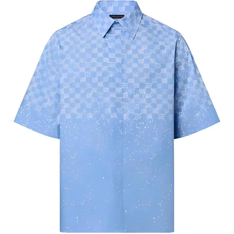 LOUIS VUITTON New Quarterly Products Of LV Shirt Men's Blue