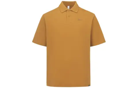 Reebok Polo Shirts Men's Brown Polo Collar Moderate Straight Fit