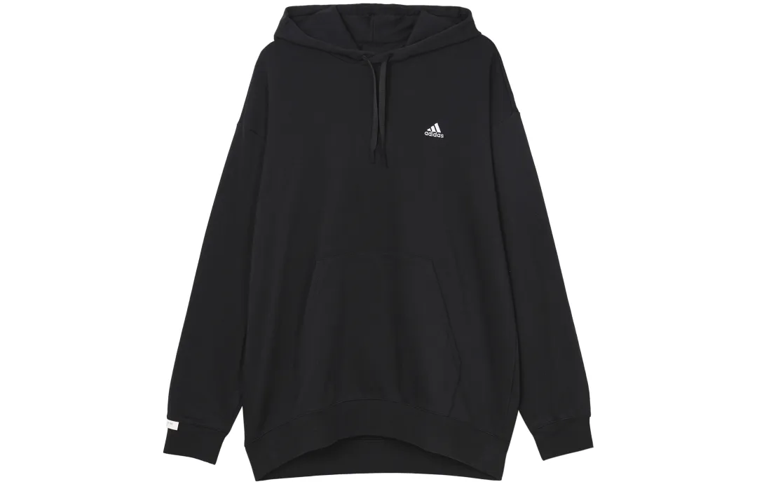 Adidas SWEAT Logo Sweat Hoodie Sweatshirt Unisex Black