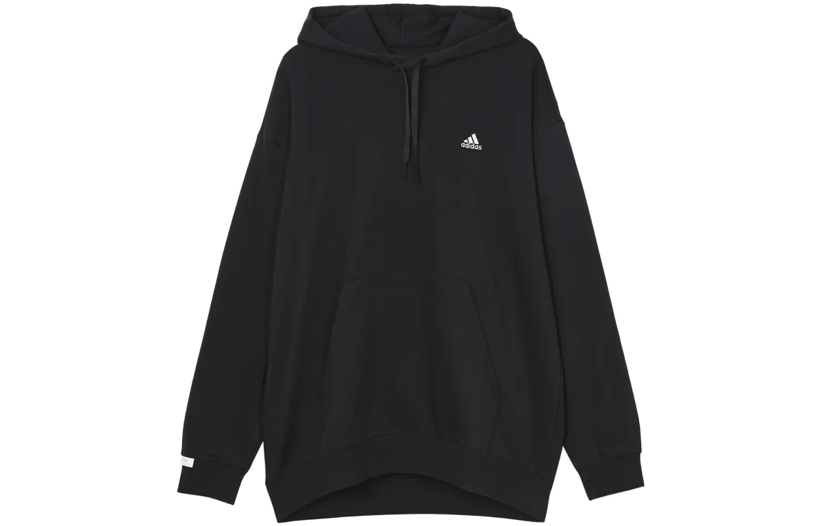 Adidas SWEAT Logo Sweat Hoodie Sweatshirt Unisex Black