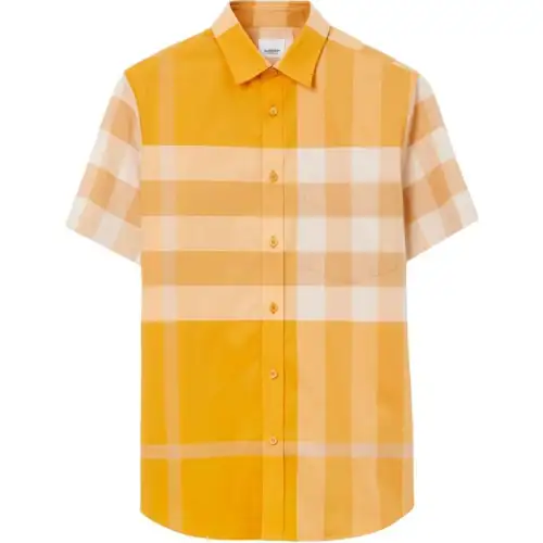 【Previous Season】short-sleeve checked poplin shirt