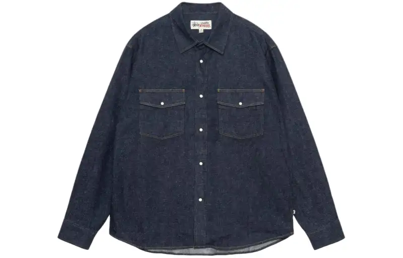 Stussy Boxy Western Denim Shirt