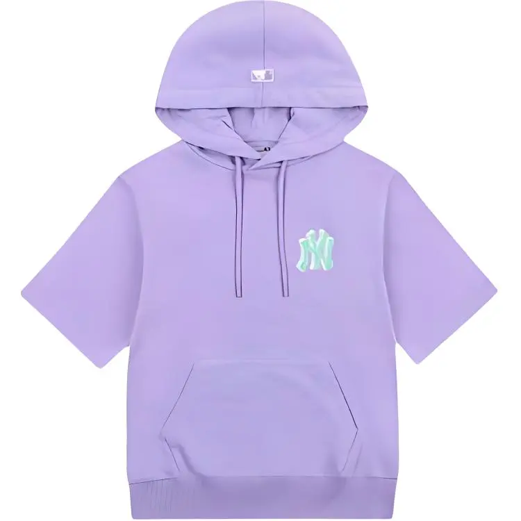 MLB Sweatshirts Unisex Violet Hooded Moderate Regular
