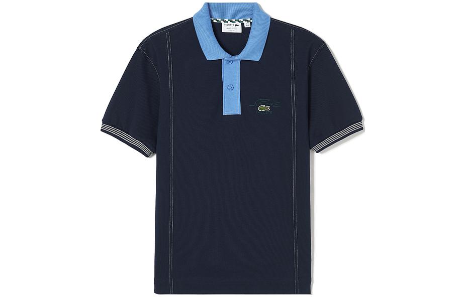 Мужское поло LACOSTE (разноцветное)