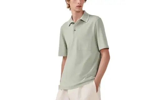 HERMES SS23 Polo Shirt Men's Moss