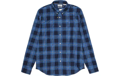 Timberland Shirts Men's Blue Lapel Moderate Other