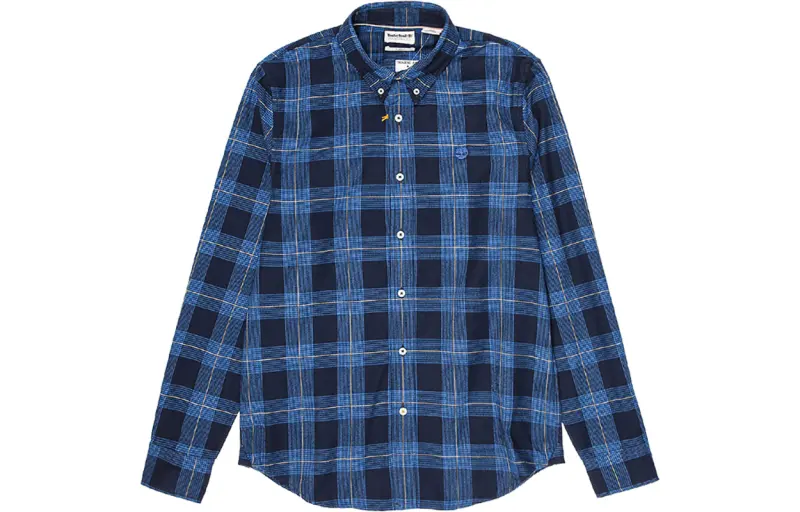 Timberland Shirts Men's Blue Lapel Moderate Other