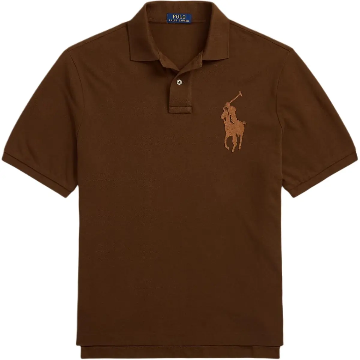 Polo Ralph Lauren Big Pony Polo Shirt Classic Version Men's Mousse Chocolate Brown