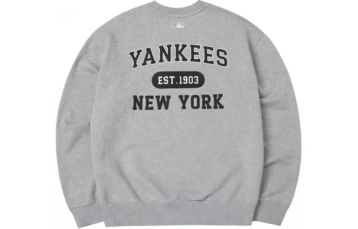 MLB Sweatshirts Unisex Gray Crew Neck Moderate